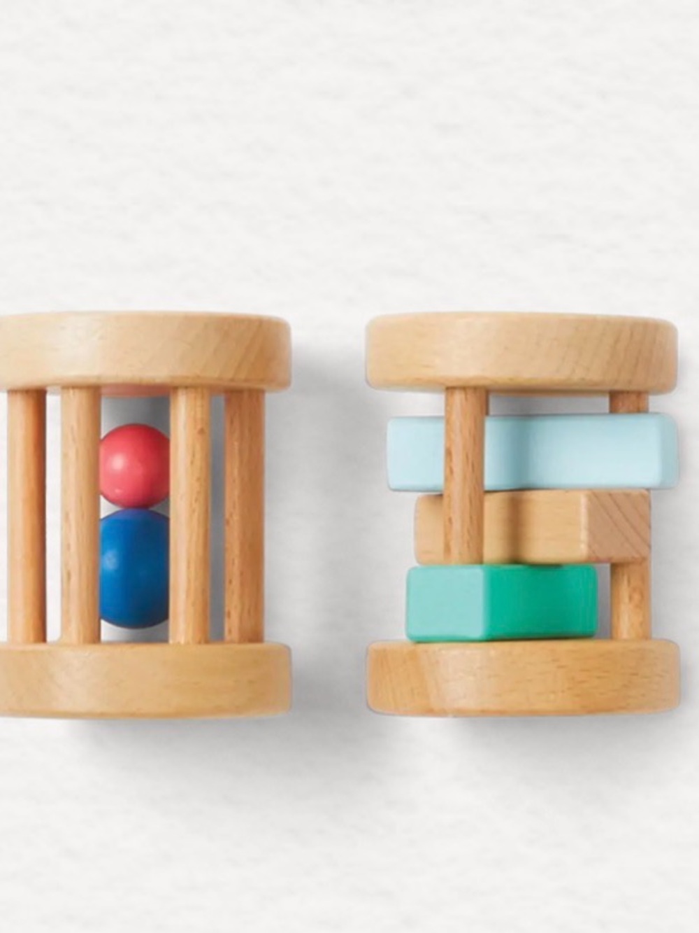 KiwiCo Panda Crate 3 Wooden Montessori Developmental Toy Rattles Transfer Discs - Picture 3 of 11